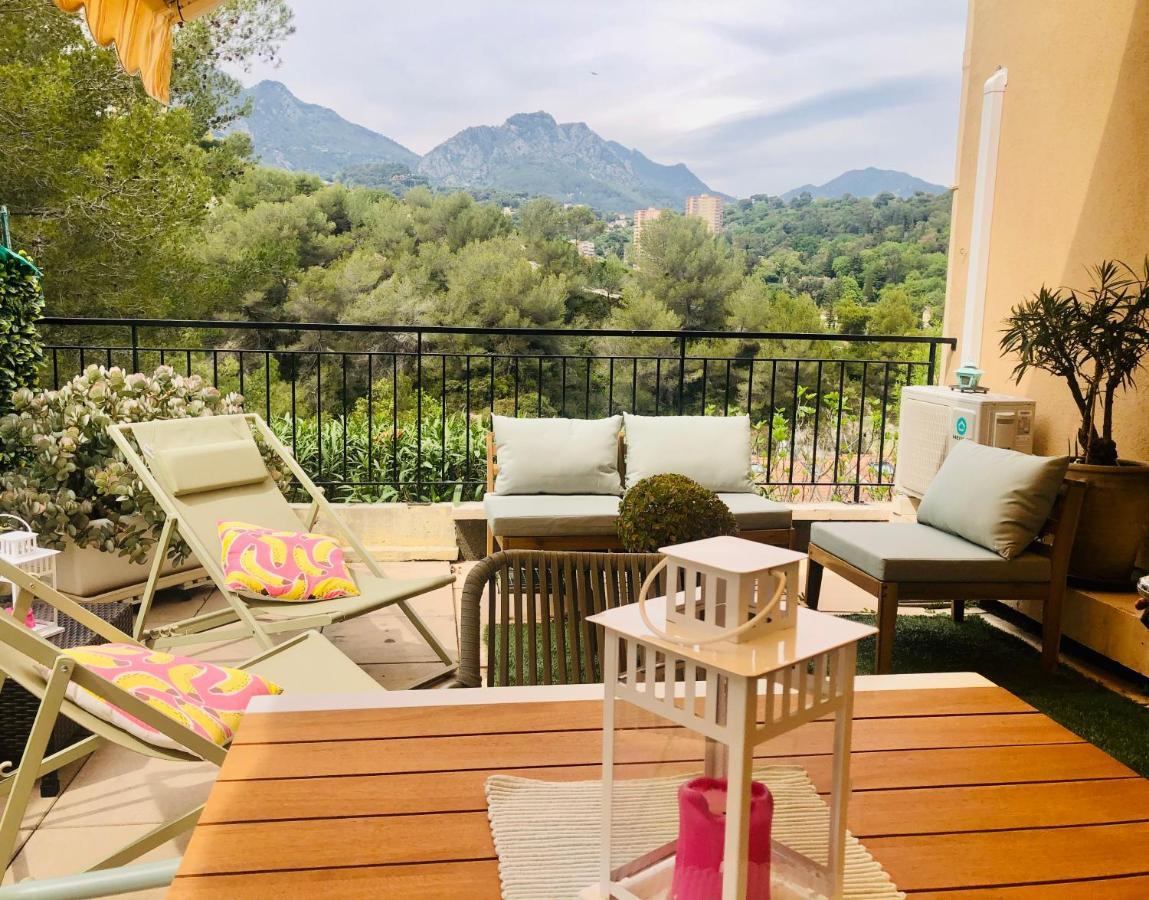 Mon Appart Avec Terrasse Et Piscine Roquebrune-Cap-Martin Exteriér fotografie