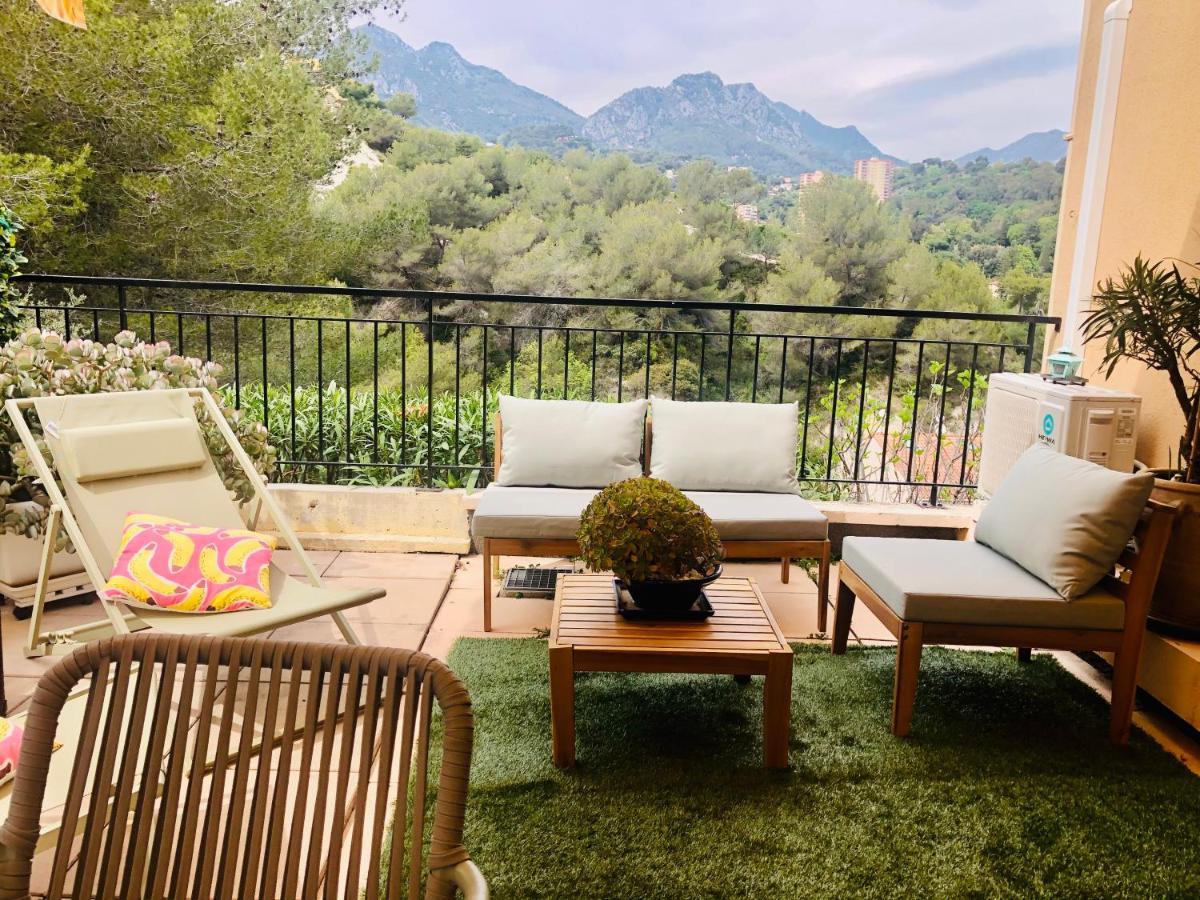 Mon Appart Avec Terrasse Et Piscine Roquebrune-Cap-Martin Exteriér fotografie