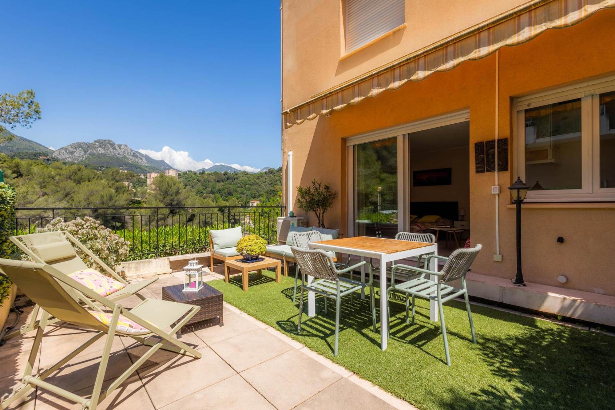 Mon Appart Avec Terrasse Et Piscine Roquebrune-Cap-Martin Exteriér fotografie